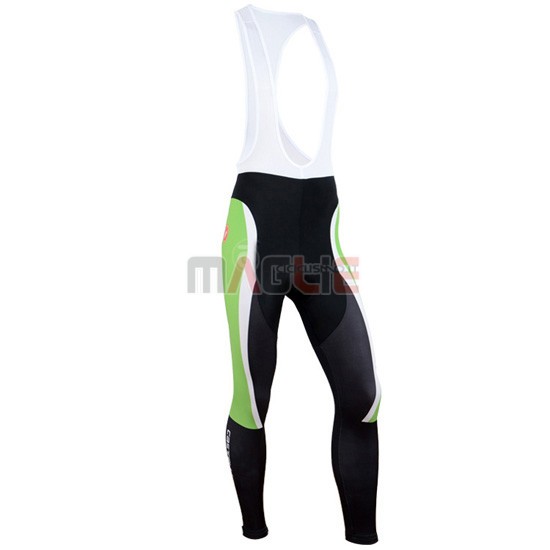 Maglia Castelli manica lunga 2014 nero e verde