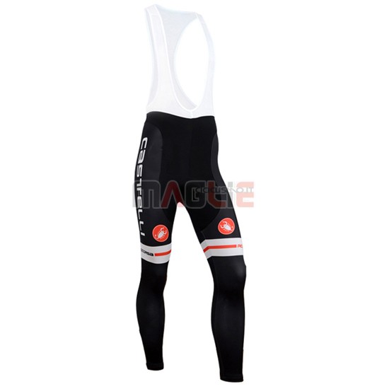 Maglia Castelli manica lunga 2014 rosso e celeste