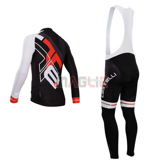 Maglia Castelli manica lunga 2014 rosso e nero