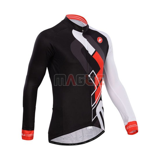 Maglia Castelli manica lunga 2014 rosso e nero - Clicca l'immagine per chiudere