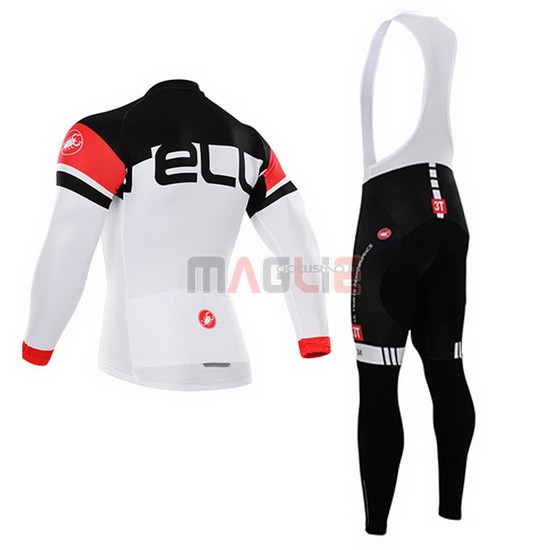 Maglia Castelli manica lunga 2015 bianco e nero - Clicca l'immagine per chiudere