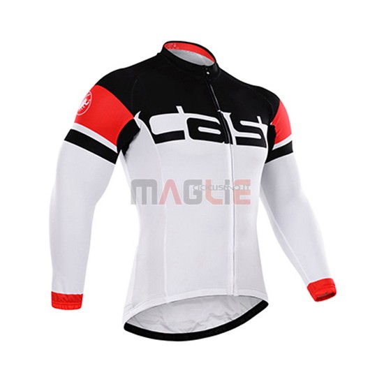 Maglia Castelli manica lunga 2015 bianco e nero - Clicca l'immagine per chiudere