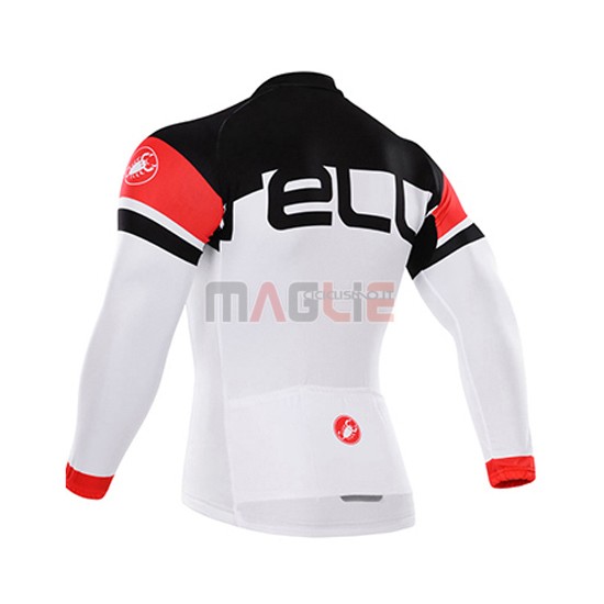 Maglia Castelli manica lunga 2015 bianco e nero - Clicca l'immagine per chiudere