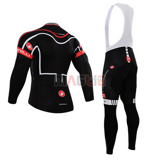 Maglia Castelli manica lunga 2015 nero