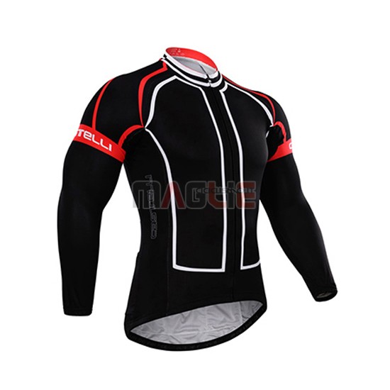 Maglia Castelli manica lunga 2015 nero