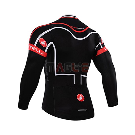Maglia Castelli manica lunga 2015 nero