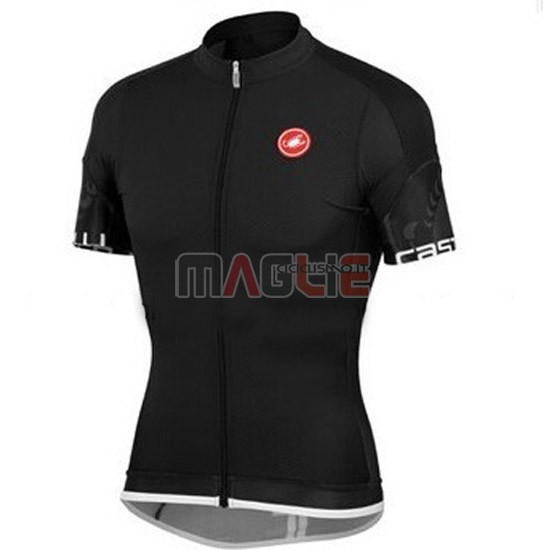 Maglia Castelli manica corta 2015 rosso e nero