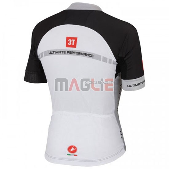 Maglia Castelli manica corta 2016 bianco e nero