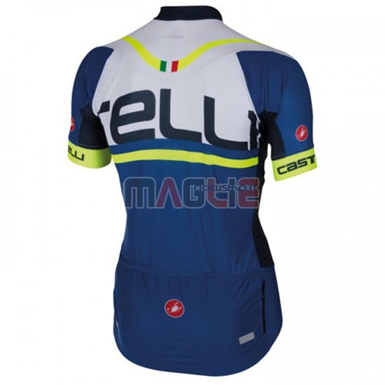 Maglia Castelli manica corta 2016 blu e bianco - Clicca l'immagine per chiudere