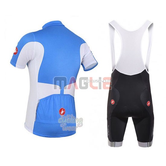 Maglia Castelli manica corta 2016 blu e bianco