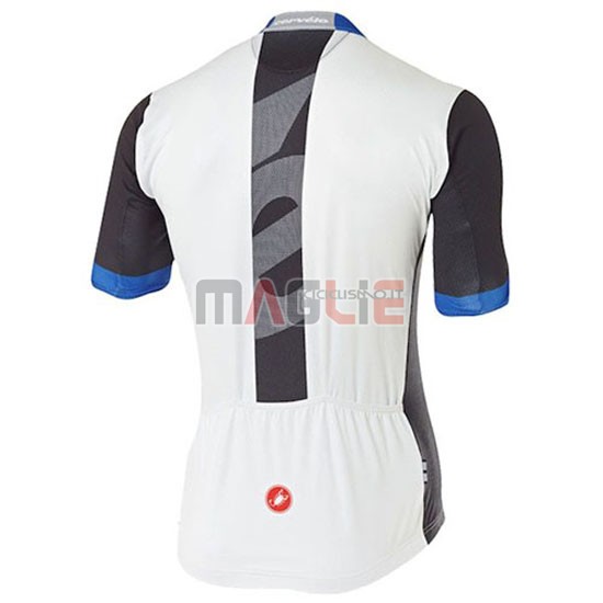 Maglia Castelli manica corta 2016 e bianco e blu