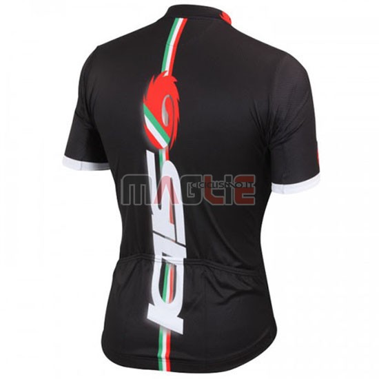 Maglia Castelli manica corta 2016 rosso e nero