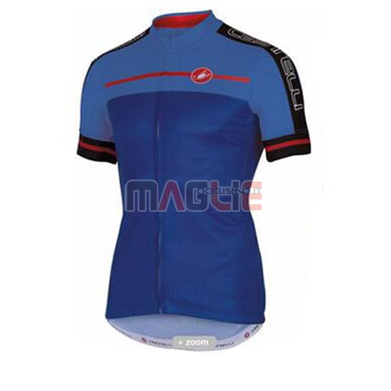 Maglia Castelli manica corta 2016 blu