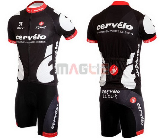 Maglia Cervelo manica corta 2009 bianco e nero - Clicca l'immagine per chiudere