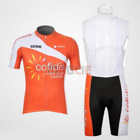 Maglia Cofidis manica corta 2012 arancione