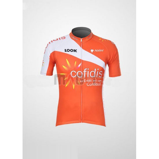 Maglia Cofidis manica corta 2012 arancione