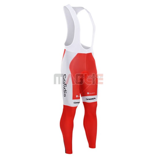 Maglia Cofidis manica lunga 2015 rosso