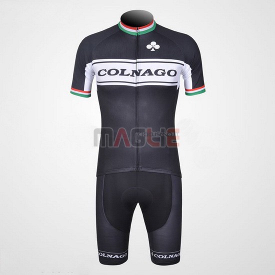 Maglia Colnago manica corta 2011 nero e bianco