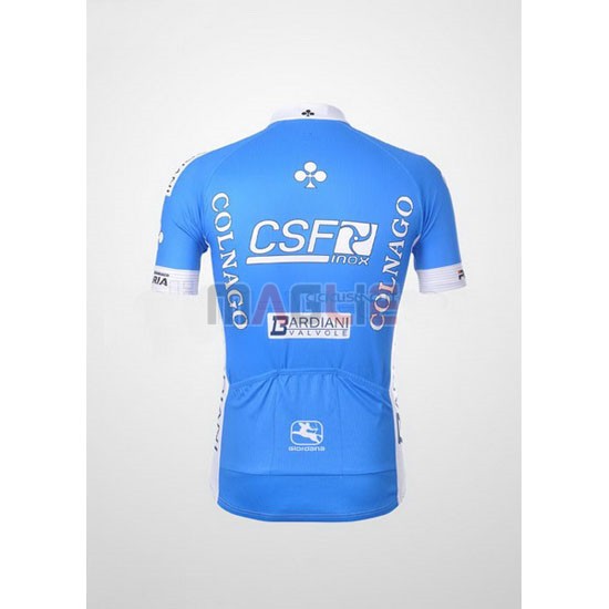 Maglia Colnago manica corta 2012 celeste e bianco