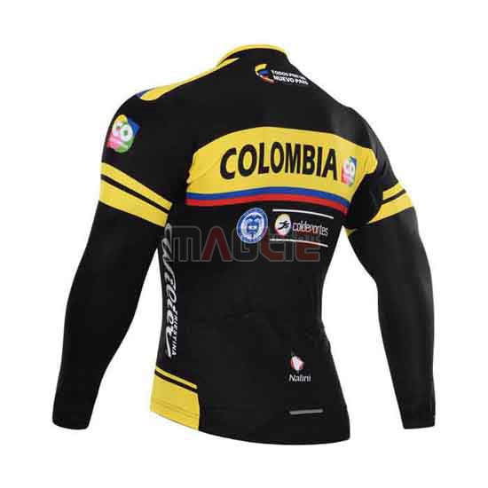 Maglia Colombia manica lunga nero e giallo - Clicca l'immagine per chiudere