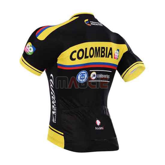 Maglia Colombia manica corta 2012 nero e giallo