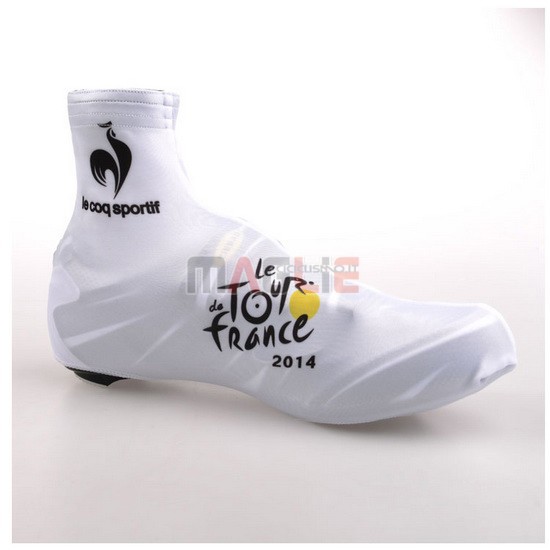 2014 Tour de France Copriscarpe Ciclismo bianco