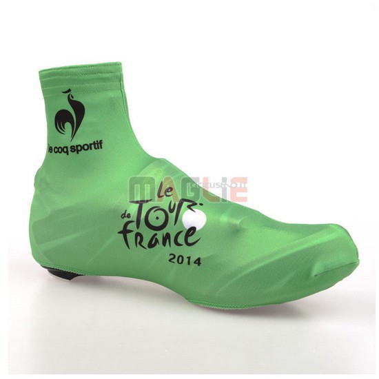 2014 Tour de France Copriscarpe Ciclismo verde