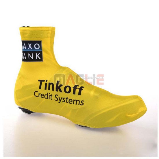 2014 Saxo bank Copriscarpe Ciclismo