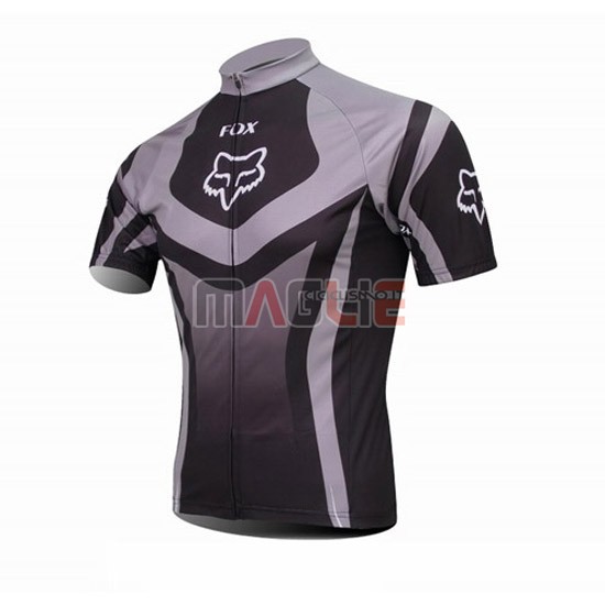 Maglia Fox manica corta 2014 nero e marrone