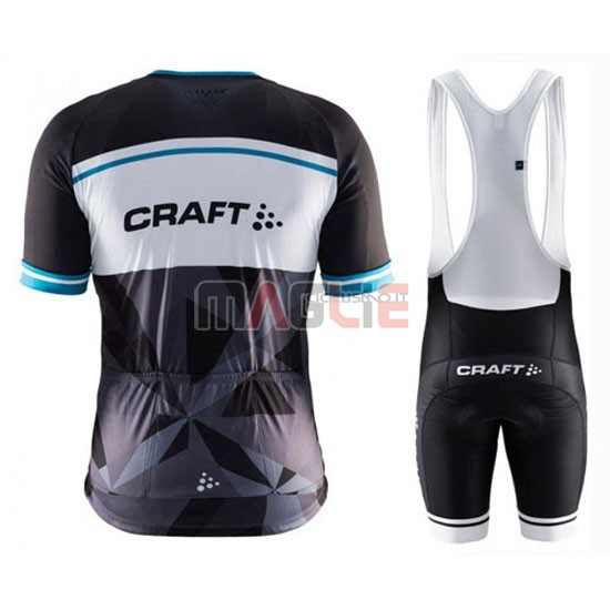 Maglia Craft manica corta 2016 blu e nero