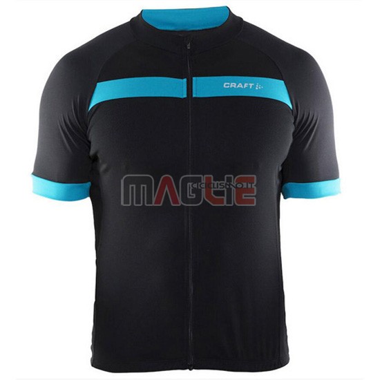 Maglia Craft manica corta 2016 nero e blu - Clicca l'immagine per chiudere