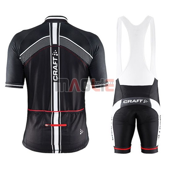 Maglia Craft manica corta 2016 rosso e nero