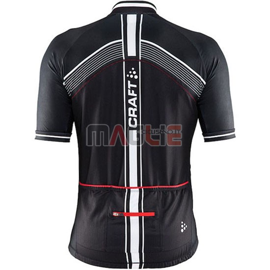 Maglia Craft manica corta 2016 rosso e nero