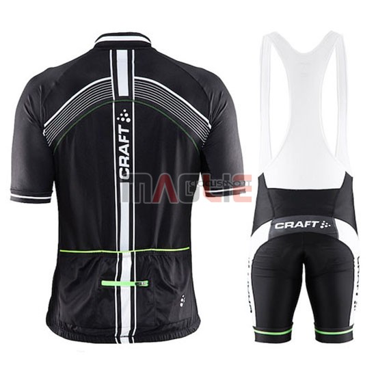 Maglia Craft manica corta 2016 verde e nero