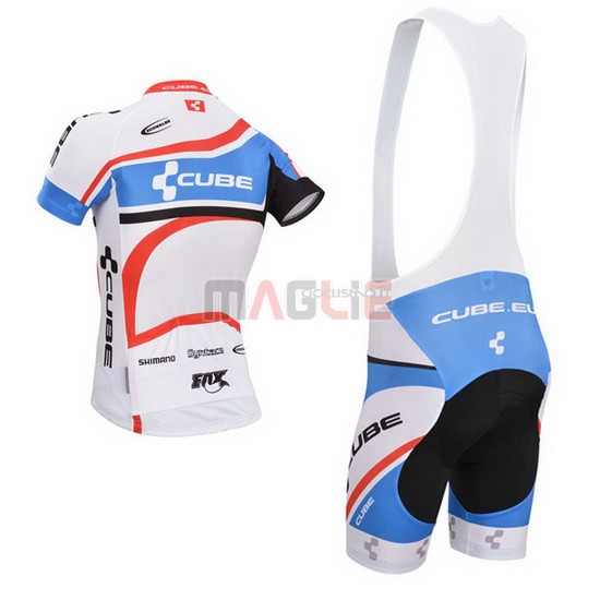 Maglia Cube manica corta 2014 blu e bianco