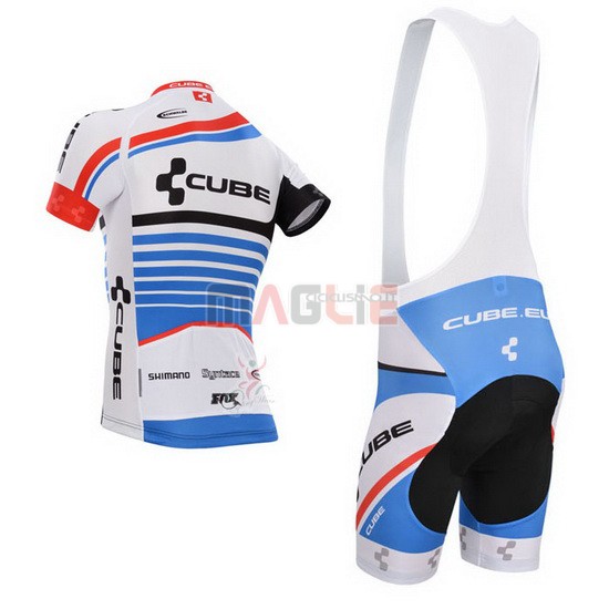 Maglia Cube manica corta 2014 blu e nero