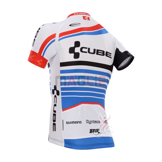 Maglia Cube manica corta 2014 blu e nero