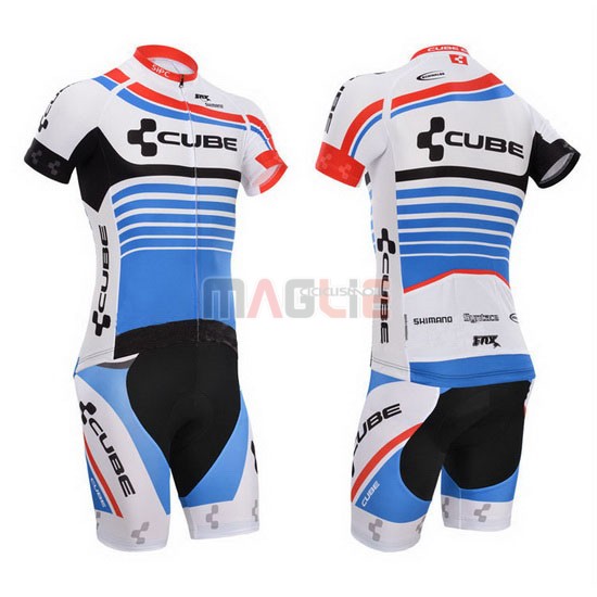 Maglia Cube manica corta 2014 blu e nero