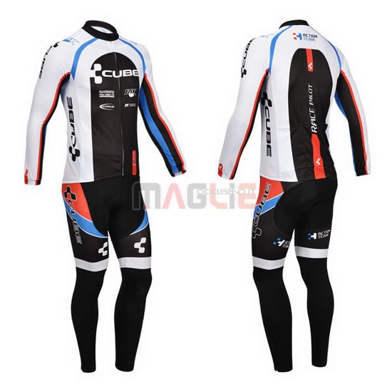 Maglia Cube manica lunga 2013 nero e bianco