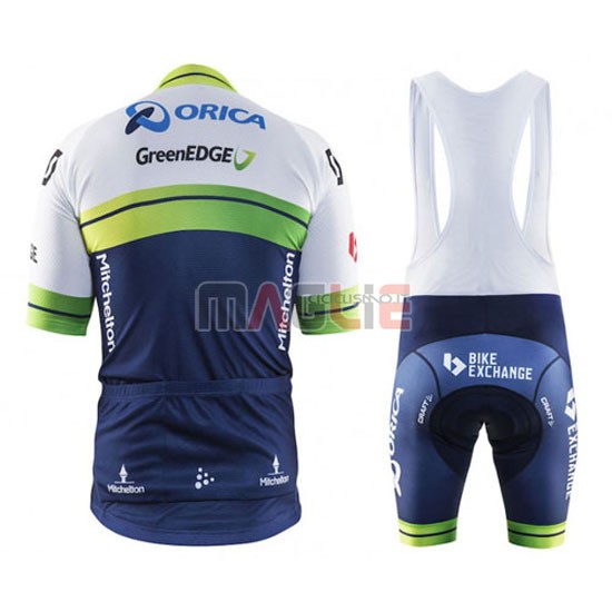 Maglia Green manica corta 2016 Edge bianco e blu - Clicca l'immagine per chiudere