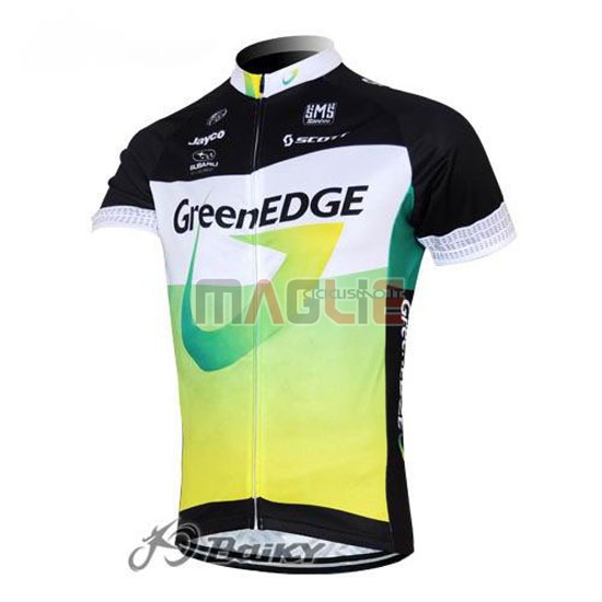 Maglia Green manica corta 2016 Edge nero e verde