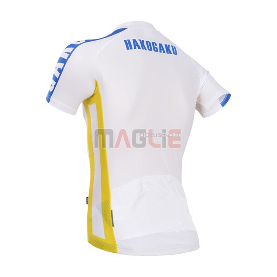 Maglia CyclingBox manica corta 2014 bianco e blu