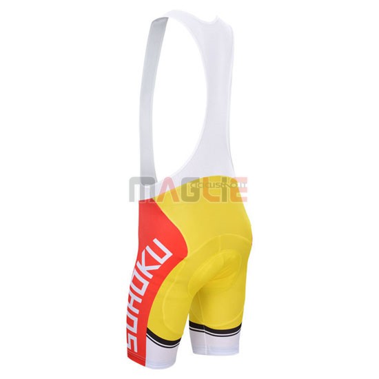 Maglia CyclingBox manica corta 2014 bianco e giallo