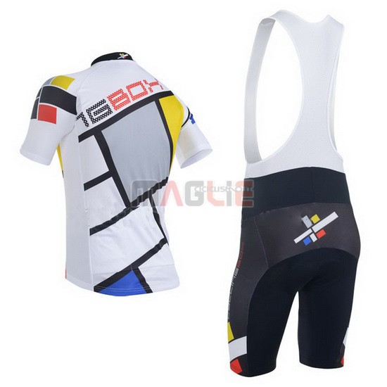 Maglia CyclingBox manica corta 2014 nero e bianco