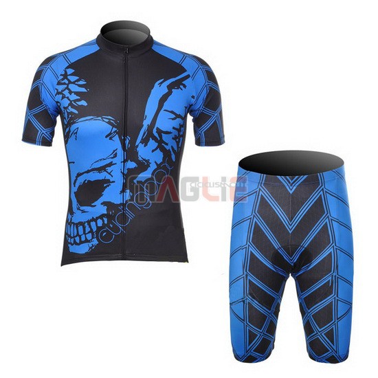 Maglia CyclingBox manica corta 2014 nero e blu - Clicca l'immagine per chiudere