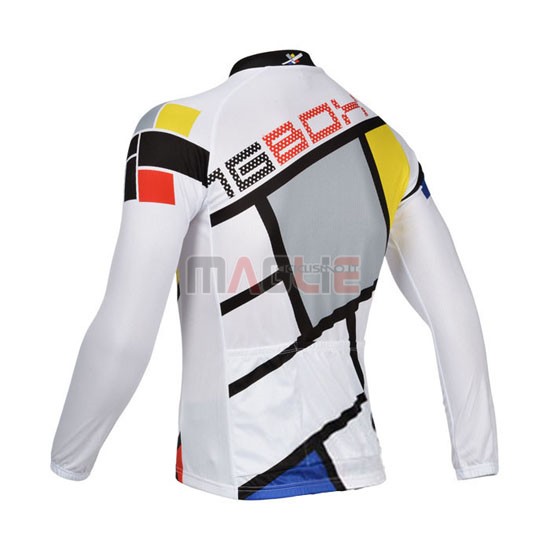 Maglia CyclingBox manica lunga 2014 nero e bianco