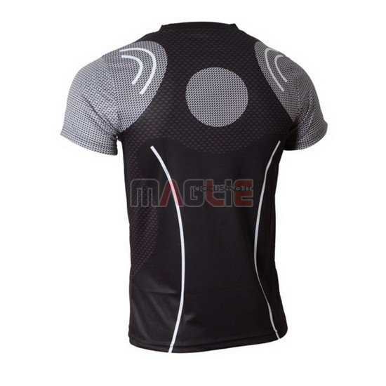 Maglia DISIDA Iron manica corta nero e grigio