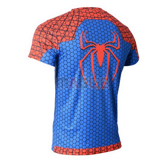 Maglia DISIDA Spider man manica corta celeste e rosso