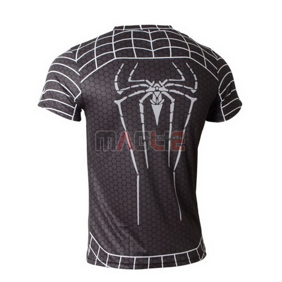 Maglia DISIDA Spider man manica corta nero e argentato - Clicca l'immagine per chiudere