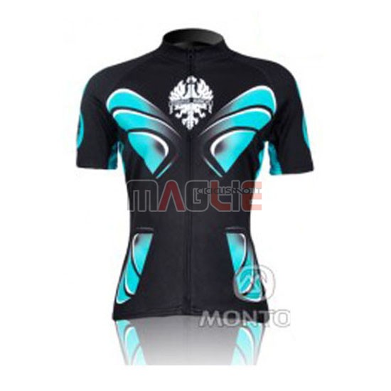 Donne Maglia Bianchi manica corta 2011 nero e blu - Clicca l'immagine per chiudere